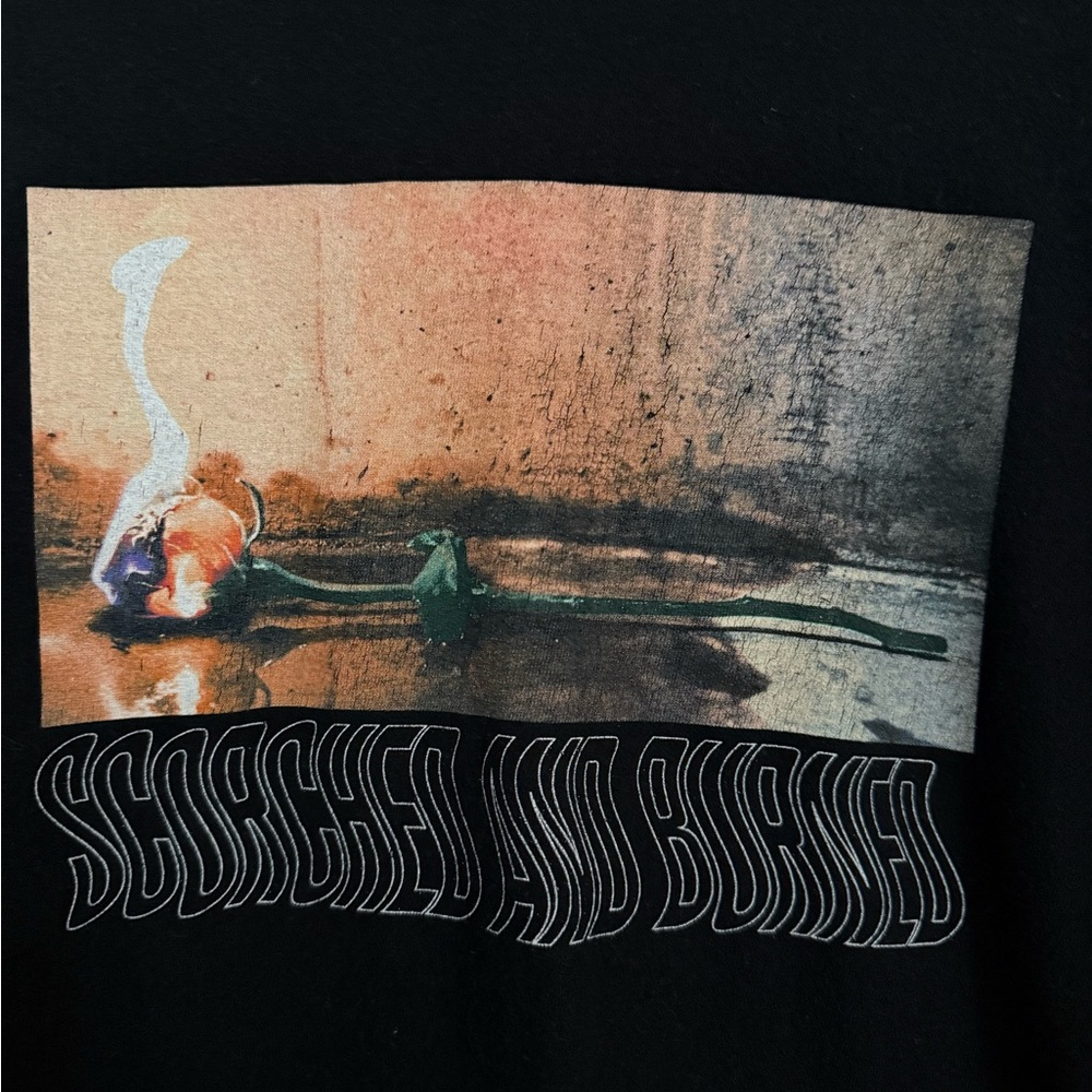 Vans Black Long Sleeve Tee with Artistic Print